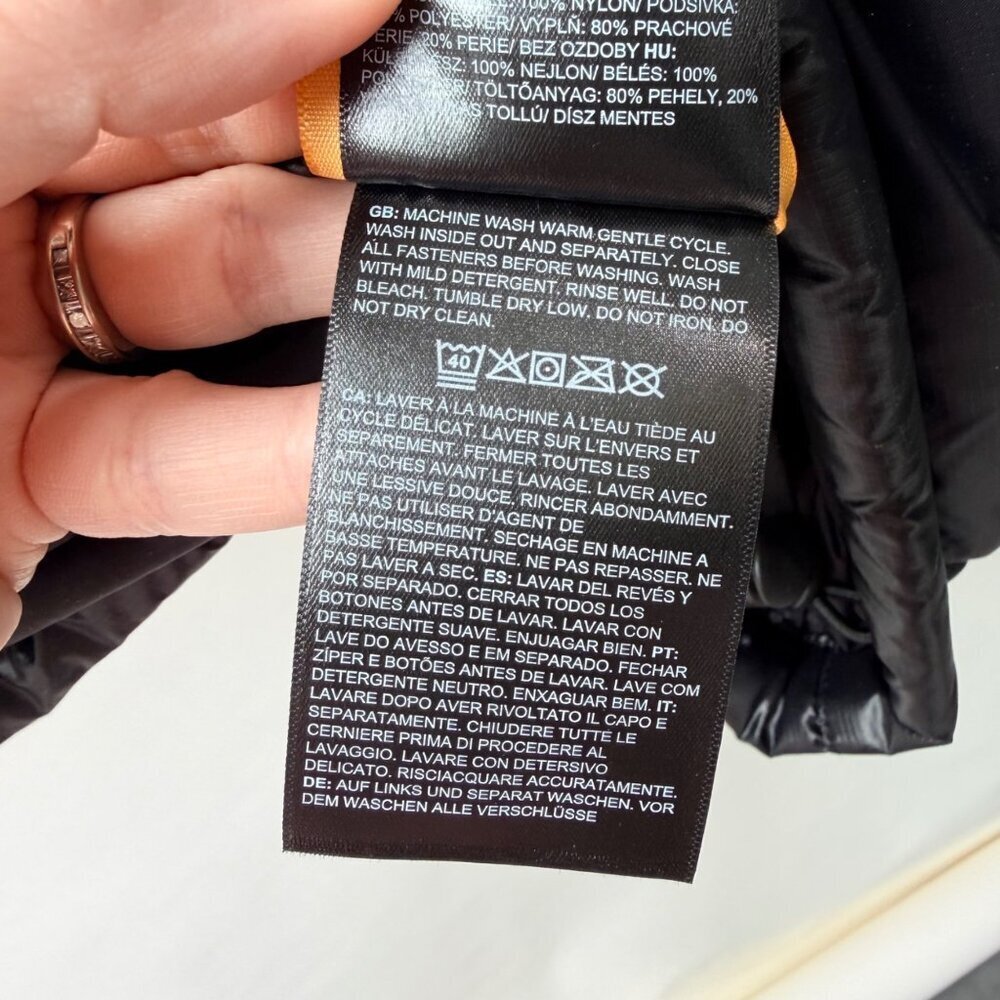 The North Face TNF 2000 Retro Nuptse 700 Down Puffer Jacket Black Women’s, Size - Picture 15 of 15